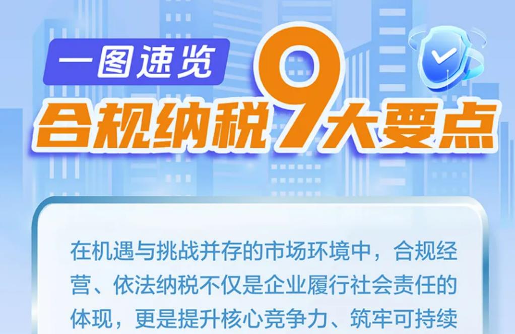 一图速览合规纳税9大要点